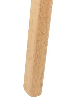 Tuolit<Beliani Tuoli Kumipuu Vaalea Puu/Vaaleanharmaa 2 Kpl Lynn