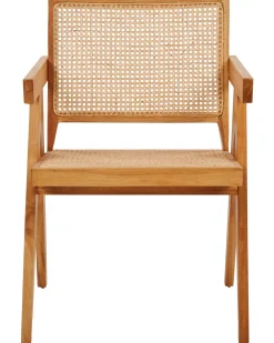 Tuolit<Beliani Tuoli Mahonki/Rottinki Vaalea Puu Westbrook