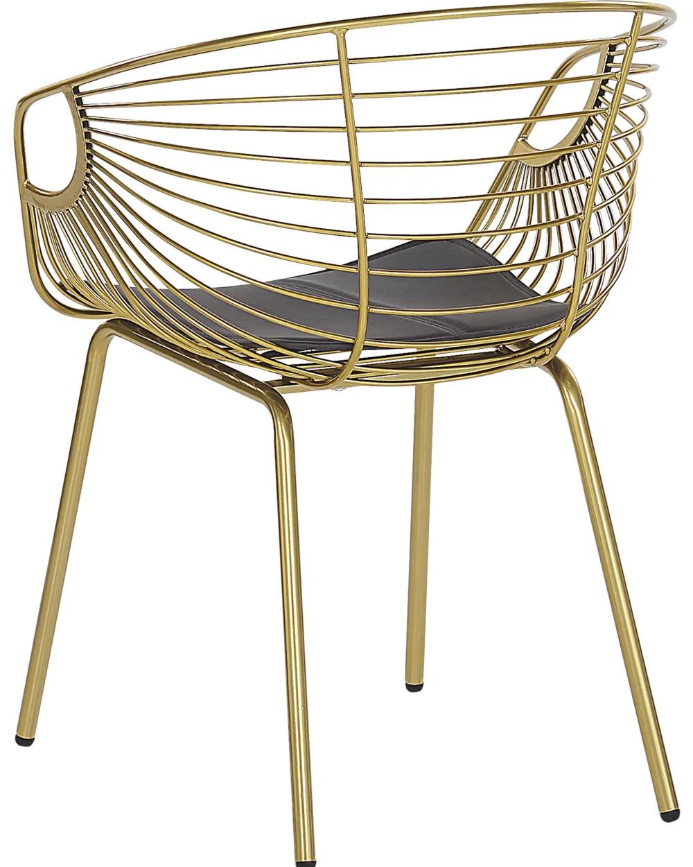 Shop Beliani Tuoli Metalli Kulta 2 Kpl Hoback