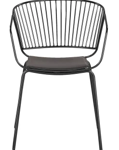 Tuolit<Beliani Tuoli Metalli Musta 2 Kpl Rigby