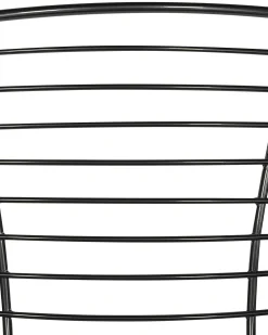 Tuolit<Beliani Tuoli Metalli Musta 2 Kpl Hoback