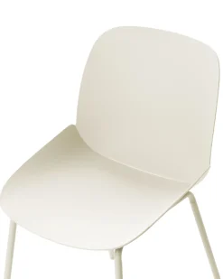 Cheap Beliani Tuoli Muovi Beige 2 Kpl Milaca