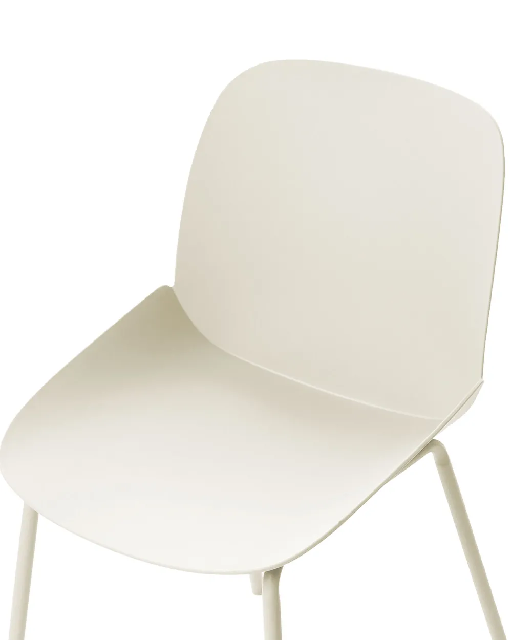 Cheap Beliani Tuoli Muovi Beige 2 Kpl Milaca