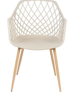 Cheap Beliani Tuoli Muovi Beige 2 Kpl Nashua