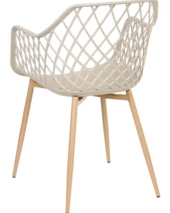 Cheap Beliani Tuoli Muovi Beige 2 Kpl Nashua