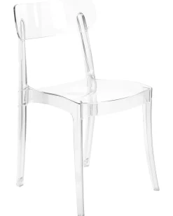 Cheap Beliani Tuoli Muovi Kirkas 2 Kpl Covington