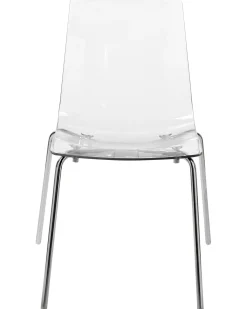 Cheap Beliani Tuoli Muovi Kirkas 2 Kpl Silerton