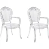 Tuolit<Beliani Tuoli Muovi Kirkas 2 Kpl Vermont Ii