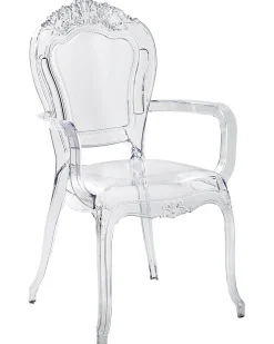 Tuolit<Beliani Tuoli Muovi Kirkas 2 Kpl Vermont Ii