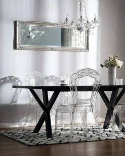 Tuolit<Beliani Tuoli Muovi Kirkas 2 Kpl Vermont