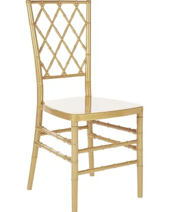 Discount Beliani Tuoli Muovi Kulta 2 Kpl Clarion