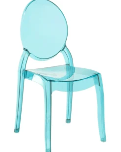 Tuolit<Beliani Tuoli Muovi Lapinakyva Sininen 4 Kpl Merton