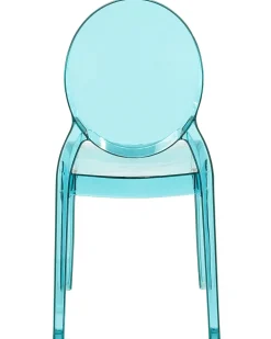 Tuolit<Beliani Tuoli Muovi Lapinakyva Sininen 4 Kpl Merton