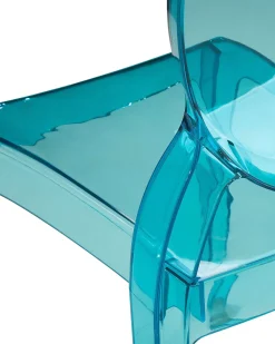 Tuolit<Beliani Tuoli Muovi Lapinakyva Sininen 4 Kpl Merton