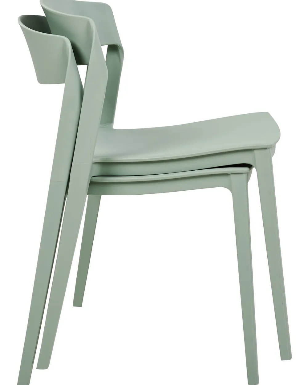 Tuolit<Beliani Tuoli Muovi Mintunvihrea 2 Kpl Somers