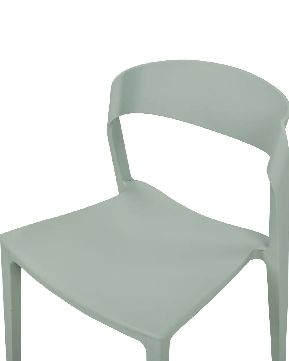 Tuolit<Beliani Tuoli Muovi Mintunvihrea 2 Kpl Somers