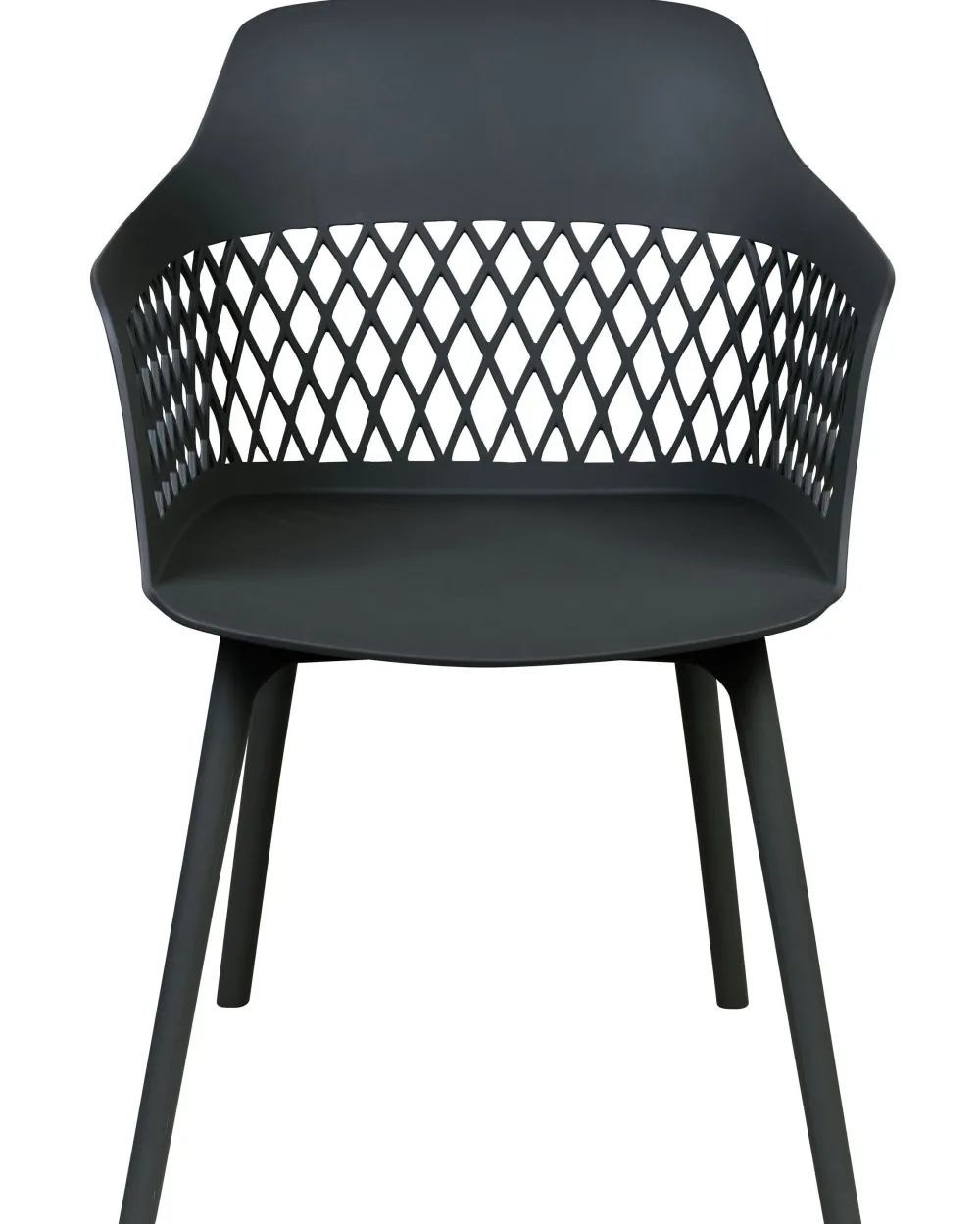 Tuolit<Beliani Tuoli Muovi Musta 2 Kpl Almira