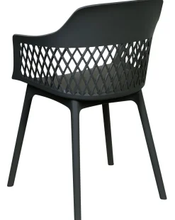 Tuolit<Beliani Tuoli Muovi Musta 2 Kpl Almira