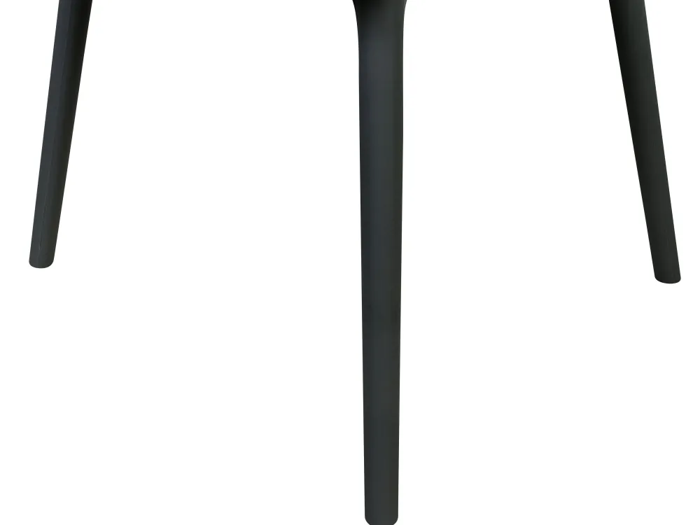 Tuolit<Beliani Tuoli Muovi Musta 2 Kpl Almira