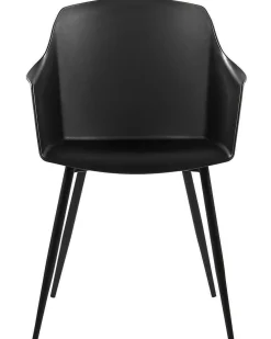 Tuolit<Beliani Tuoli Muovi Musta 2 Kpl Fonda