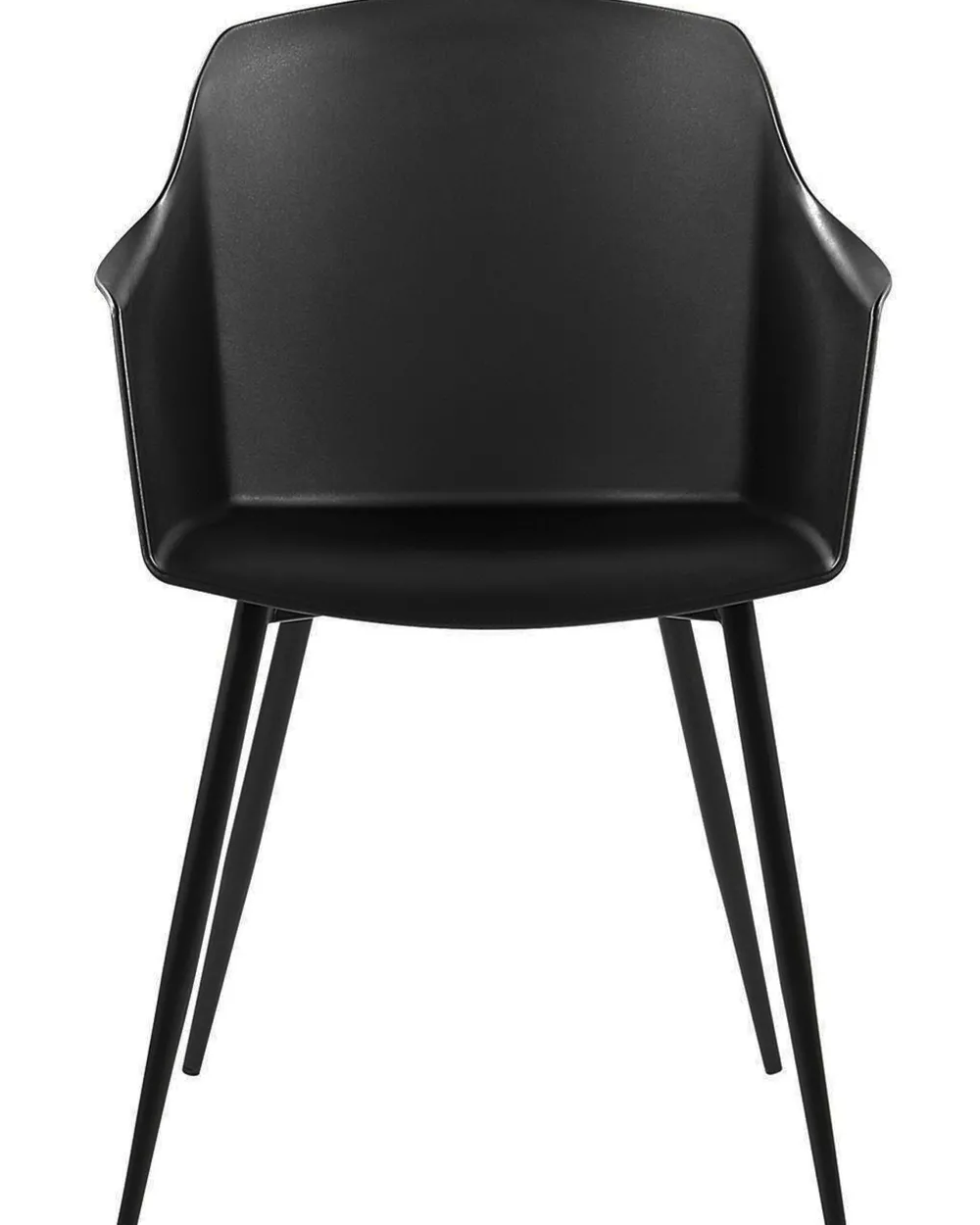 Tuolit<Beliani Tuoli Muovi Musta 2 Kpl Fonda