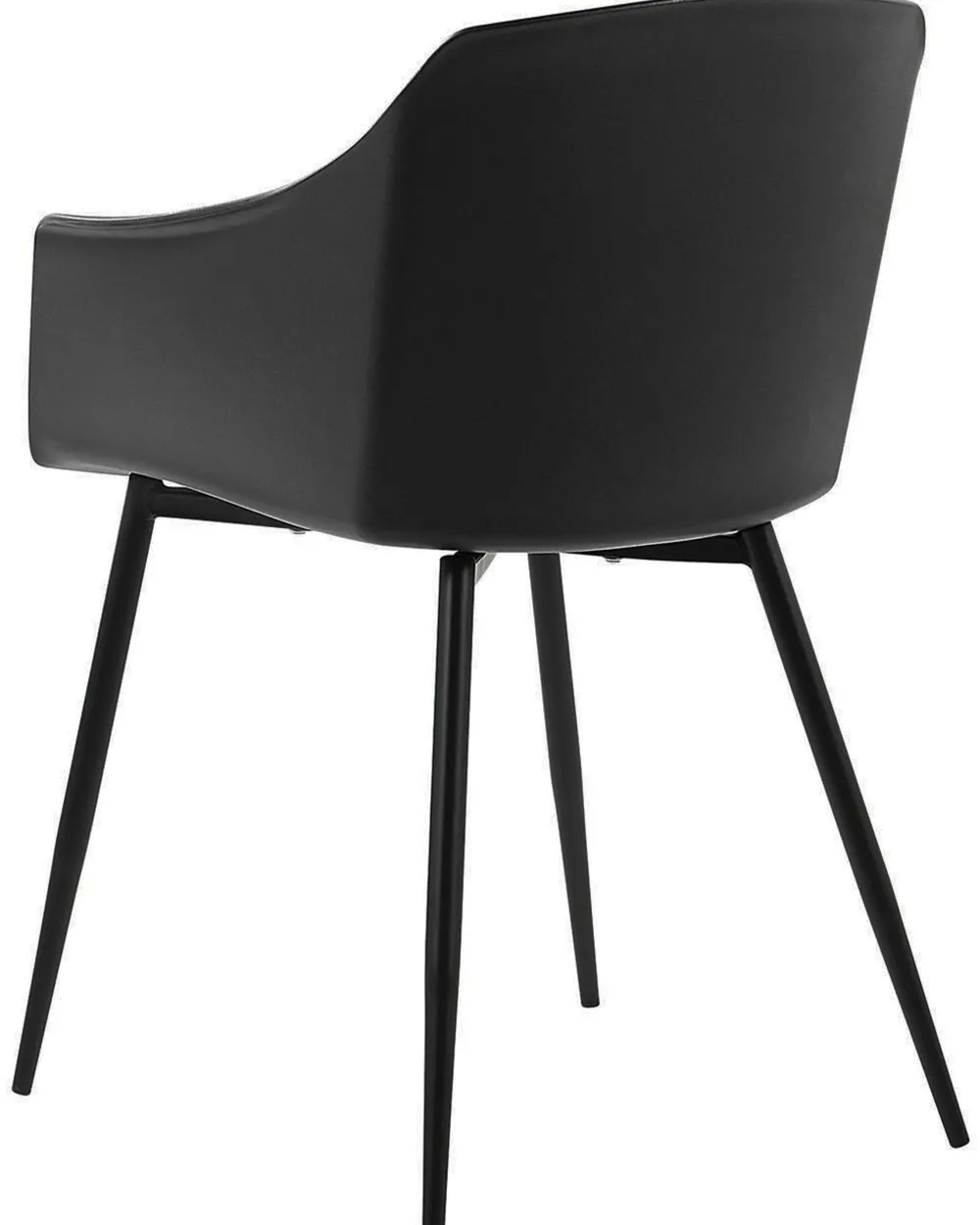 Tuolit<Beliani Tuoli Muovi Musta 2 Kpl Fonda