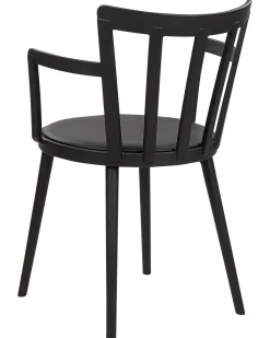 New Beliani Tuoli Muovi Musta 4 Kpl Morill