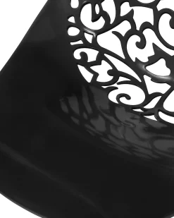 Tuolit<Beliani Tuoli Muovi Musta 4 Kpl Mumford