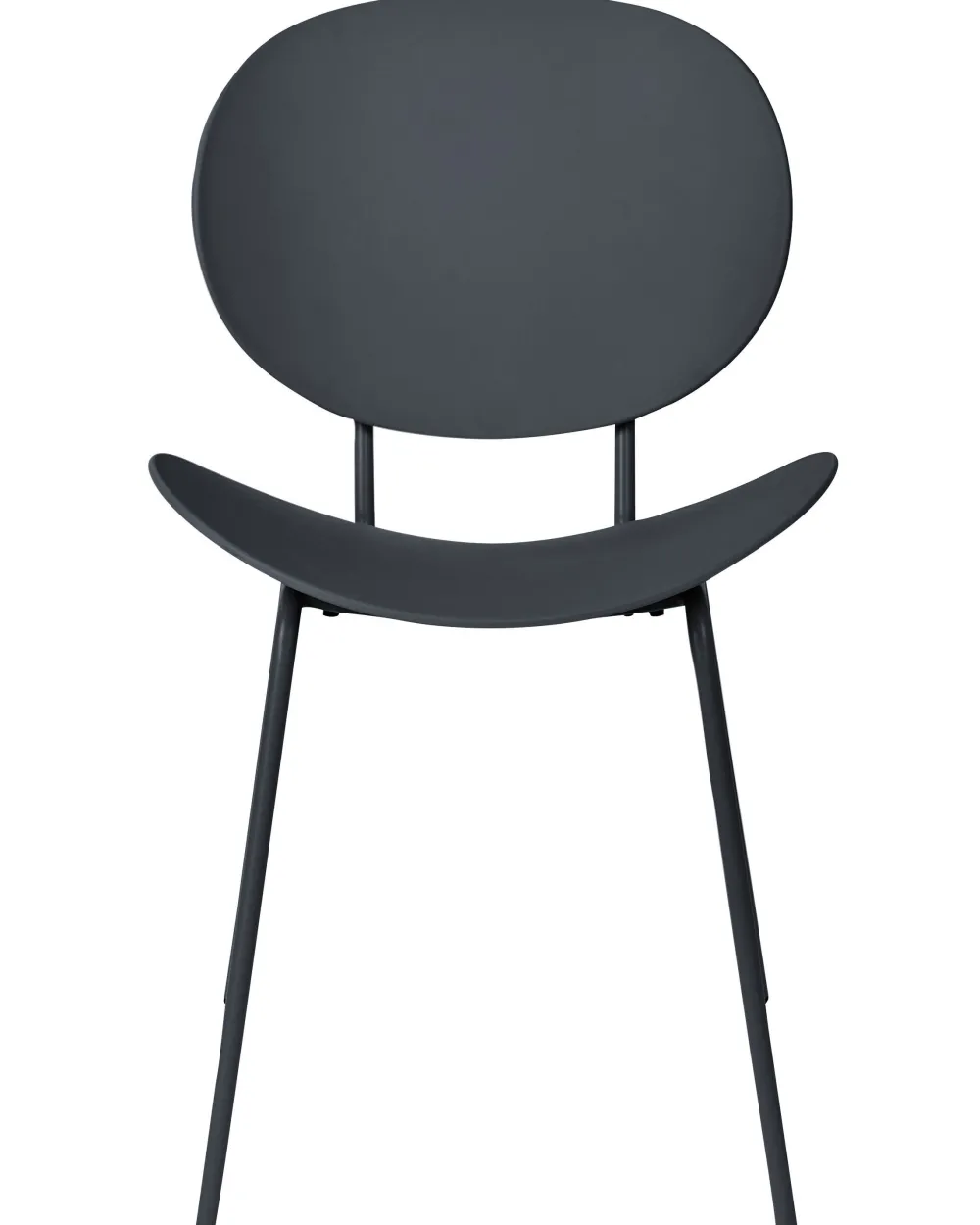 Tuolit<Beliani Tuoli Muovi Musta 2 Kpl Shonto