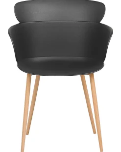 Outlet Beliani Tuoli Muovi Musta 2 Kpl Sumkley