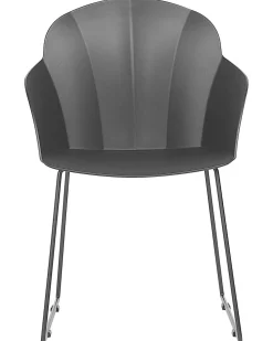 Clearance Beliani Tuoli Muovi Musta 2 Kpl Sylva