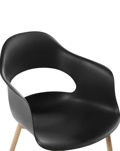 Cheap Beliani Tuoli Muovi Musta 2 Kpl Utica