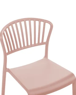 Best Beliani Tuoli Muovi Pastellipinkki 4 Kpl Gela