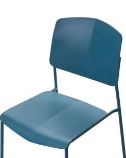 Tuolit<Beliani Tuoli Muovi Sininen 4 Kpl Astoria