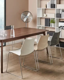 Tuolit<Beliani Tuoli Muovi Tummanharmaa 4 Kpl Hartley