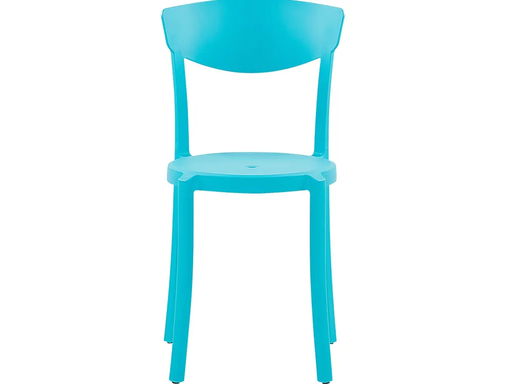 Ulkokalusteet<Beliani Tuoli Muovi Turkoosi 2 Kpl Vieste