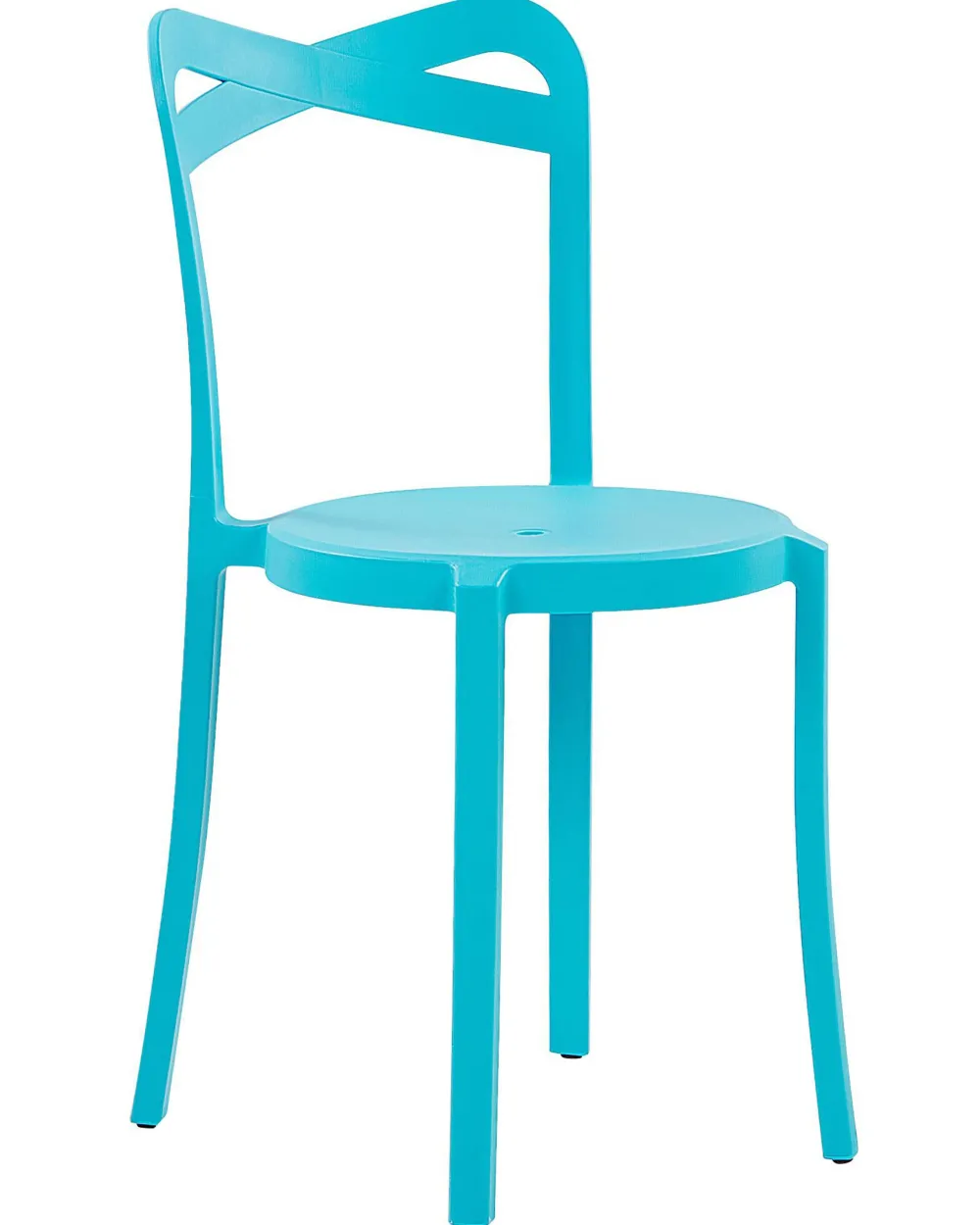 Flash Sale Beliani Tuoli Muovi Turkoosi 6 Kpl Camogli
