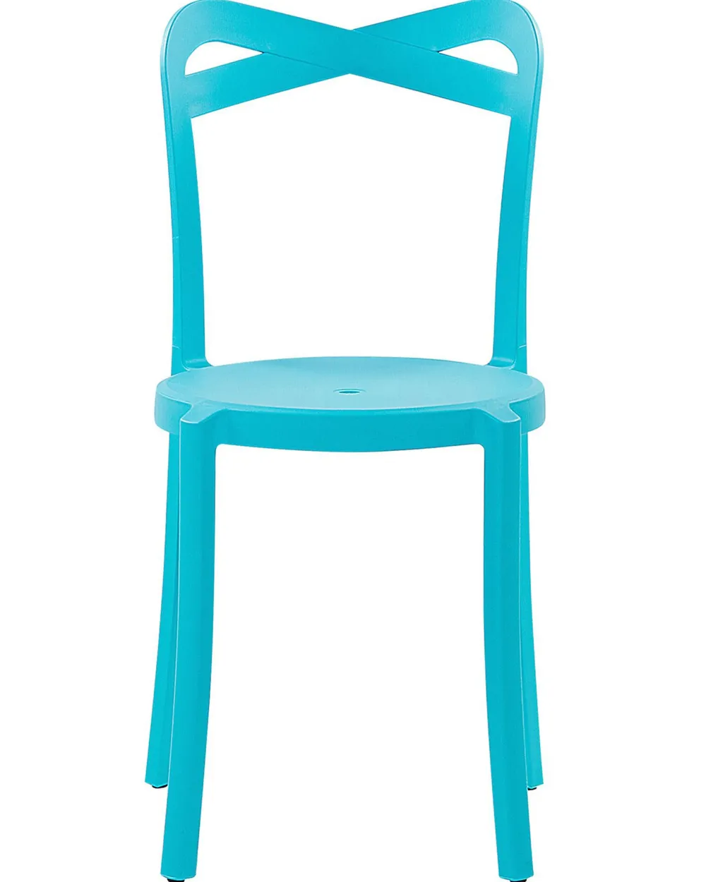 Flash Sale Beliani Tuoli Muovi Turkoosi 6 Kpl Camogli