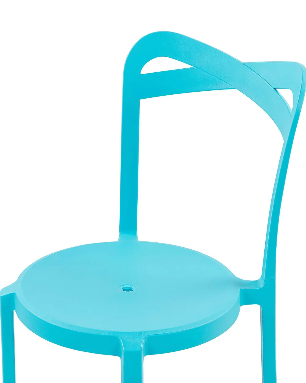 Flash Sale Beliani Tuoli Muovi Turkoosi 6 Kpl Camogli