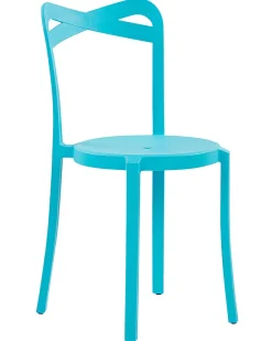 Hot Beliani Tuoli Muovi Turkoosi 4 Kpl Camogli
