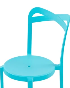 Hot Beliani Tuoli Muovi Turkoosi 4 Kpl Camogli