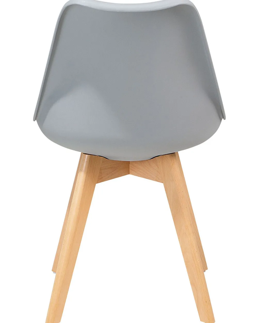 Tuolit<Beliani Tuoli Muovi Vaaleanharmaa 2 Kpl Dakota Ii