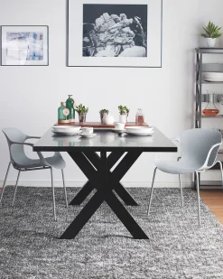 Tuolit<Beliani Tuoli Muovi Vaaleanharmaa 2 Kpl Elbert