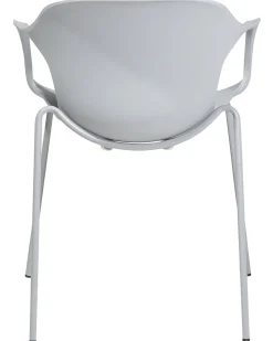 Tuolit<Beliani Tuoli Muovi Vaaleanharmaa 2 Kpl Elbert