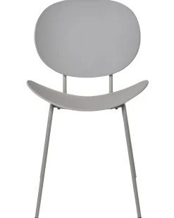 Outlet Beliani Tuoli Muovi Vaaleanharmaa 2 Kpl Shonto