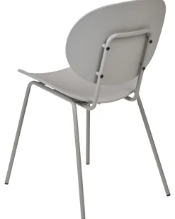 Outlet Beliani Tuoli Muovi Vaaleanharmaa 2 Kpl Shonto