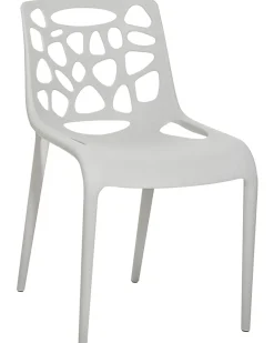 Flash Sale Beliani Tuoli Muovi Vaaleanharmaa Morgan