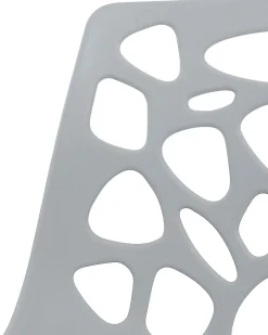 Flash Sale Beliani Tuoli Muovi Vaaleanharmaa Morgan