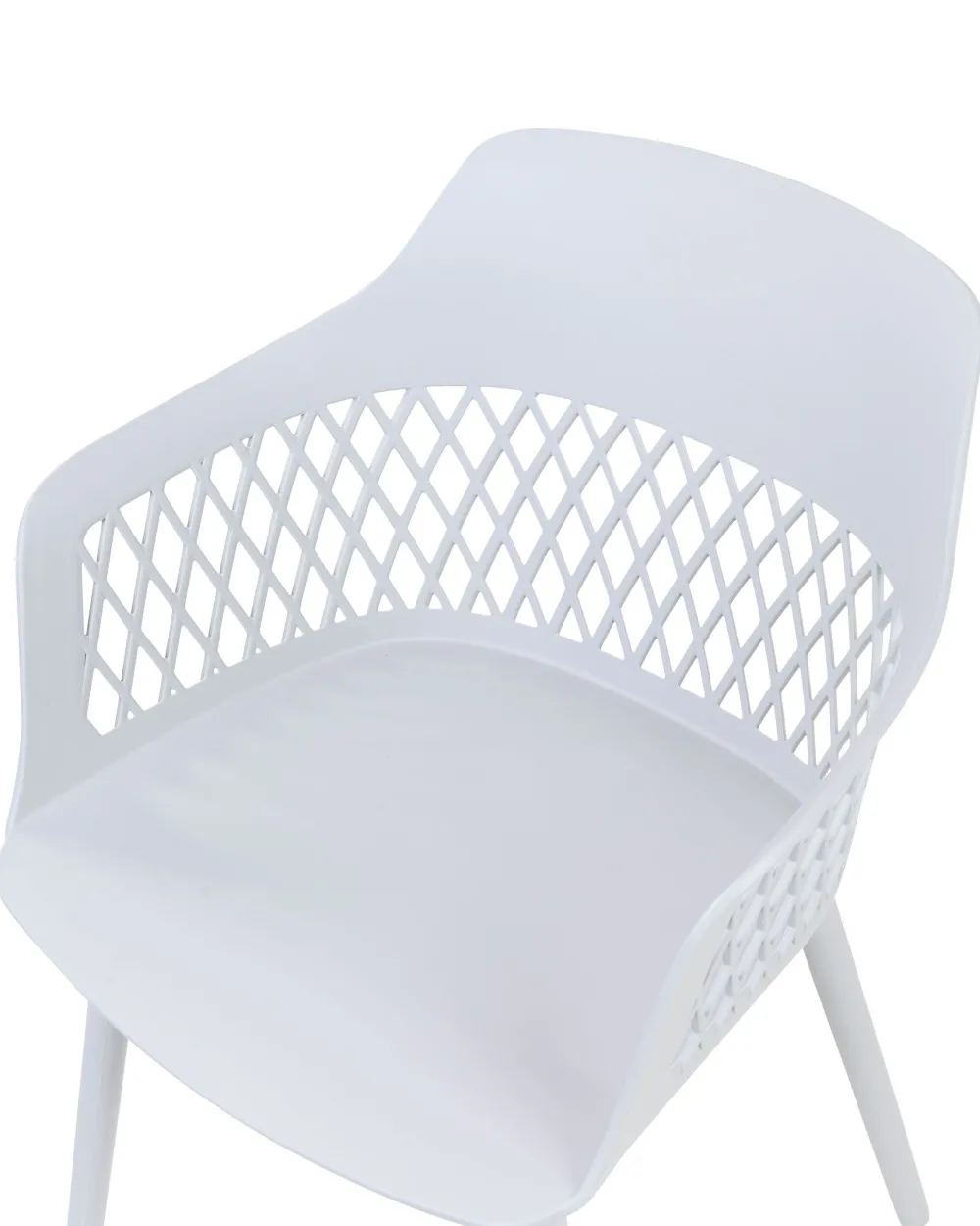 Clearance Beliani Tuoli Muovi Vaaleanharmaa 2 Kpl Almira