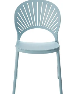 Tuolit<Beliani Tuoli Muovi Vaaleansininen 4 Kpl Ostia